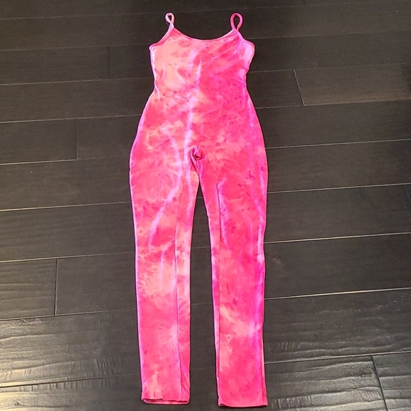 only pink jumpsuit